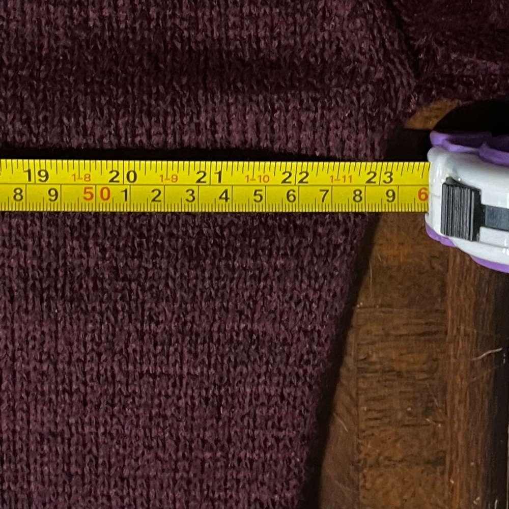 Button down burgundy cardigan long length NWT - Picture 11 of 13